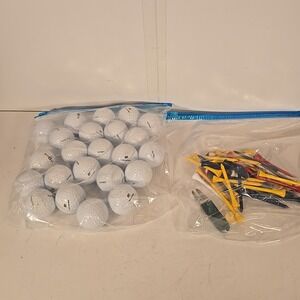 23 Pre-owned Golf Balls White Top-Flight & Nitro‎
